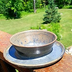⚜️ Pottery Studio Art Bowl w/Rim EUC Set of 3